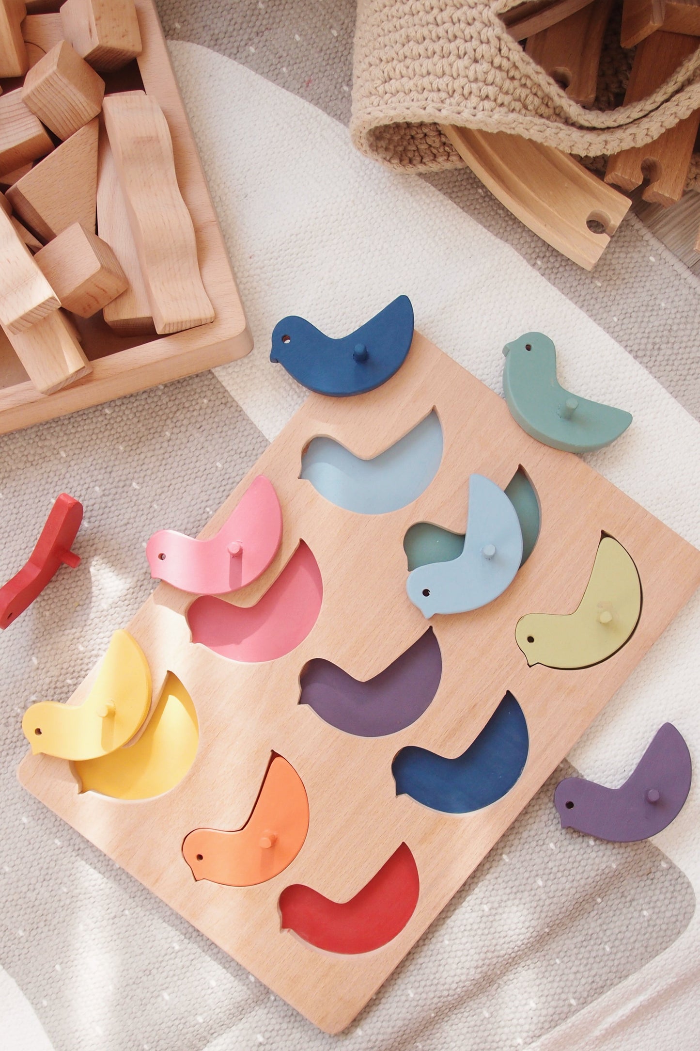 Puzzle petits poussins, 9 pièces