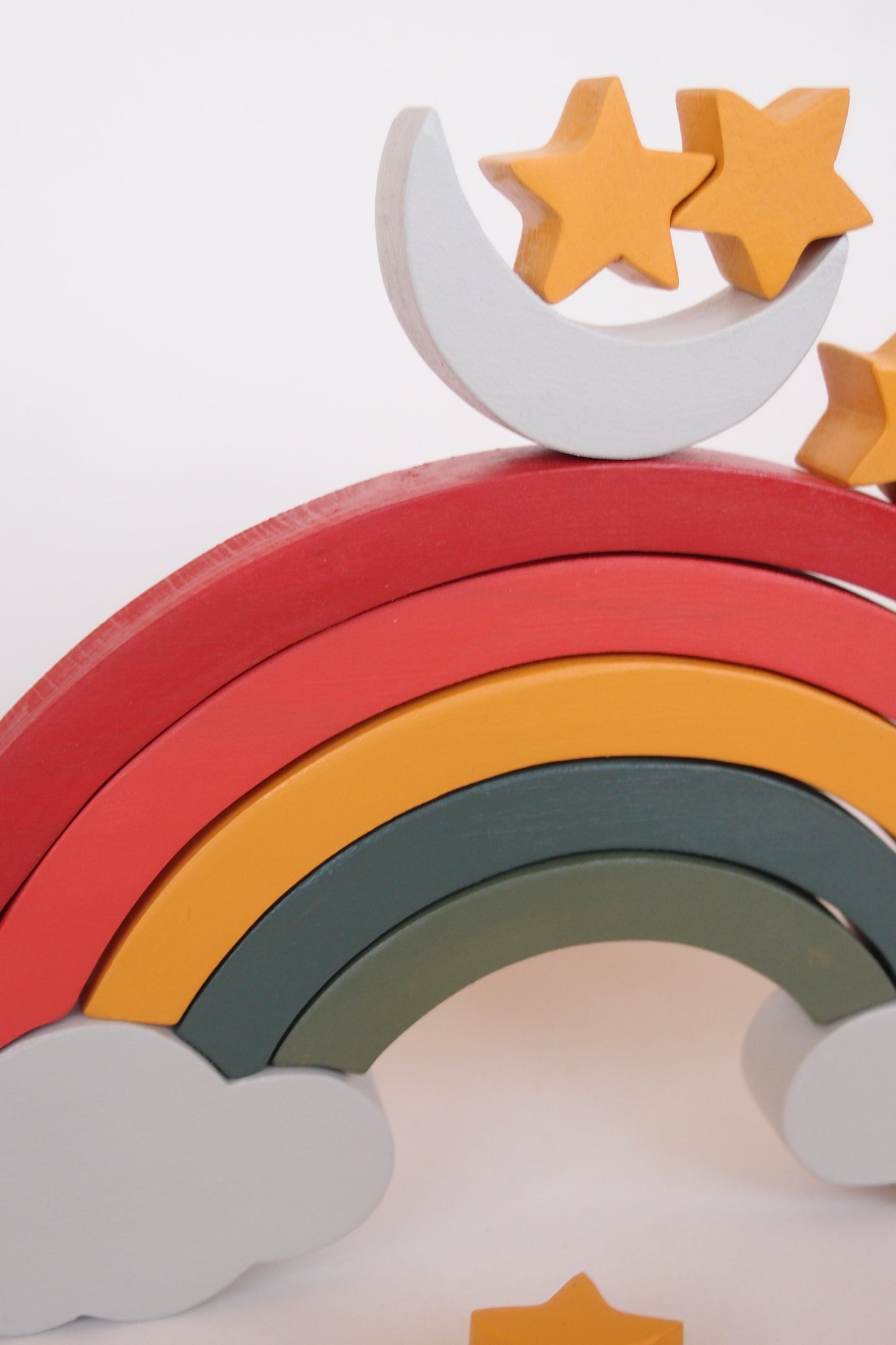 Puzzle Arc-en-ciel avec 5 étoiles, 13 pièces