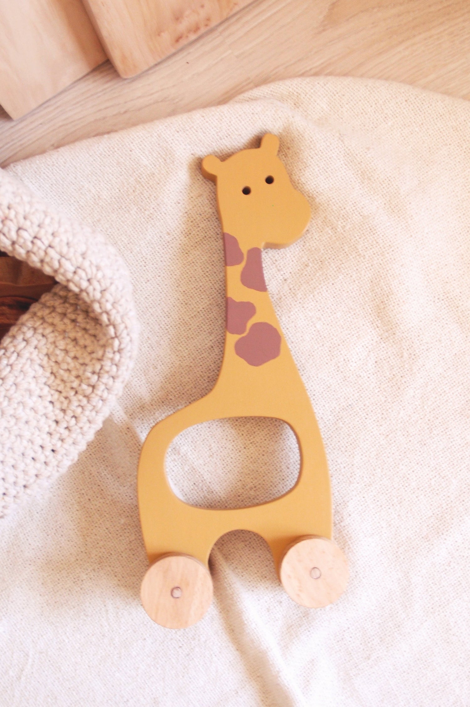 Holzspielzeug Giraffe