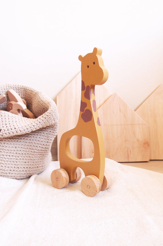 Holzspielzeug Giraffe