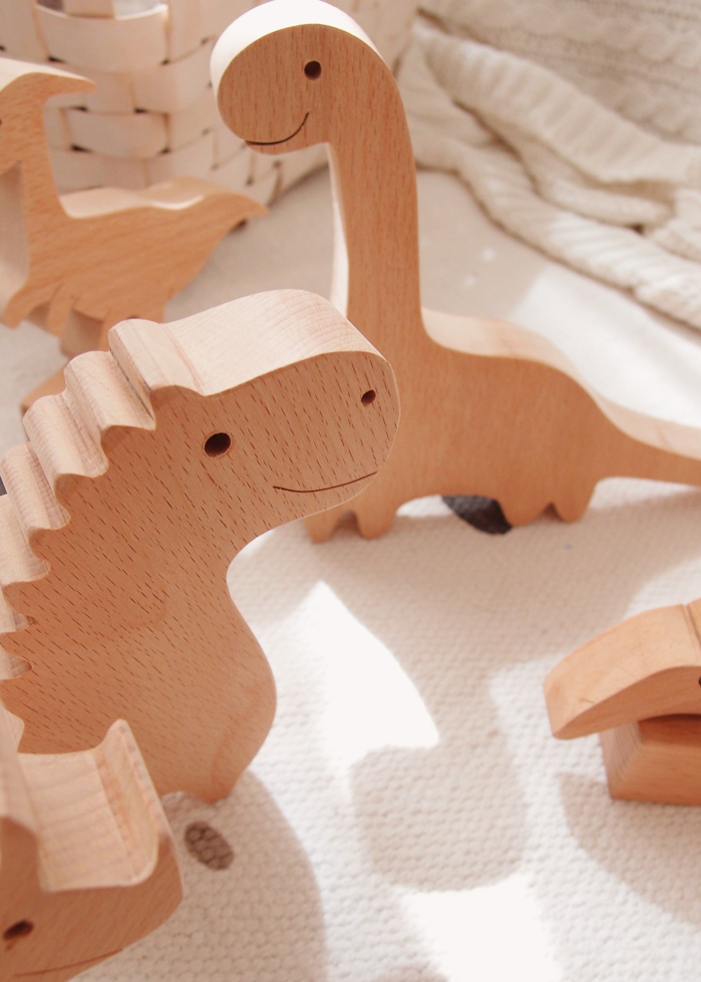 Dino Family, wooden toy set