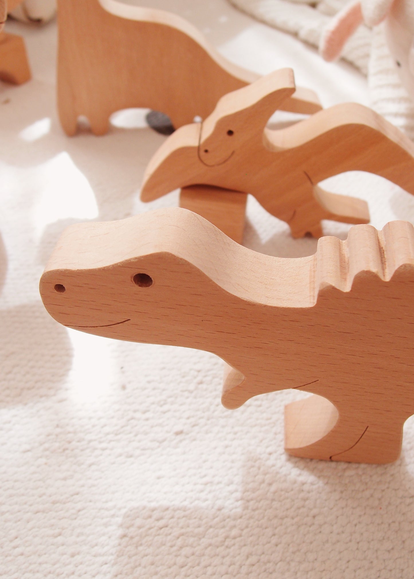 Dino Family, wooden toy set