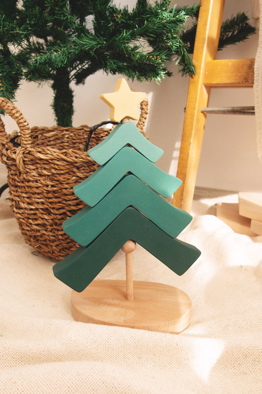 Weihnachtsbaum Holzpuzzle, 7-teilig